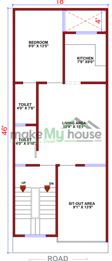 18x40 Floor Plan