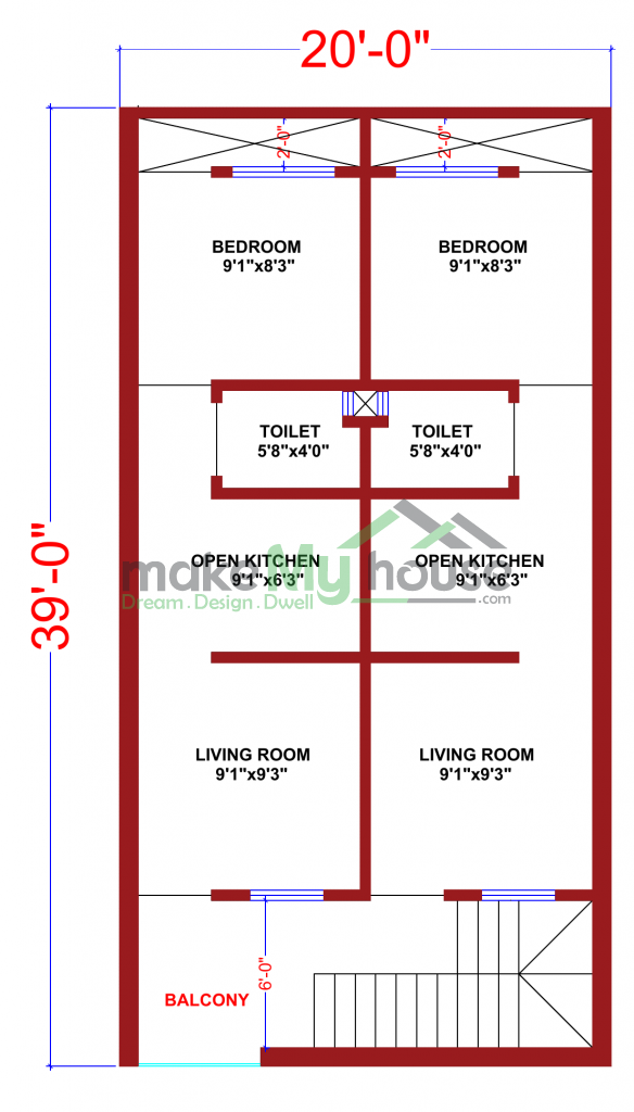 simple house floor plan