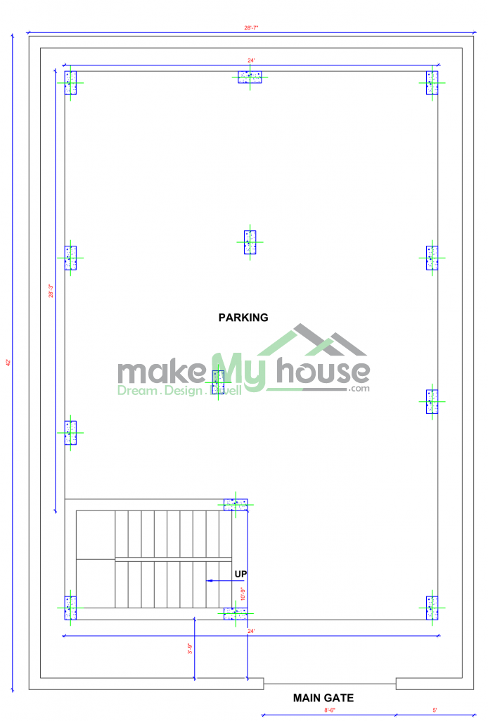 24x42 Floor Plan