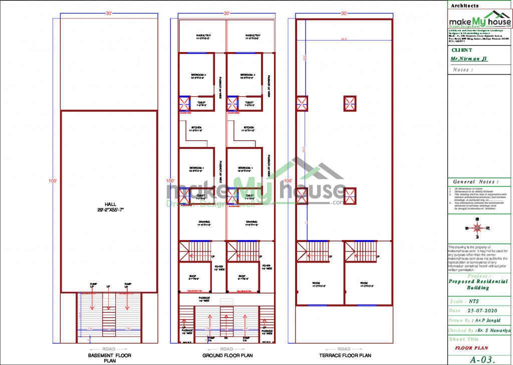 buy-30x100-house-plan-30-by-100-front-elevation-design-3000sqrft-home-naksha