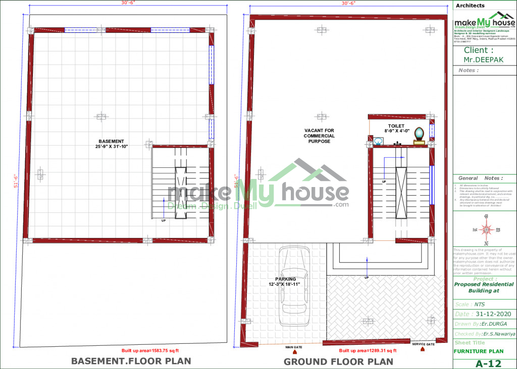 Triplex 3d Elevation