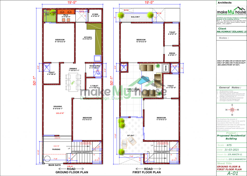 Duplex Floor Plan