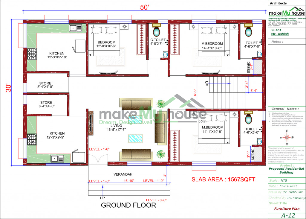 simplex-3d-night-view-corner-elevation