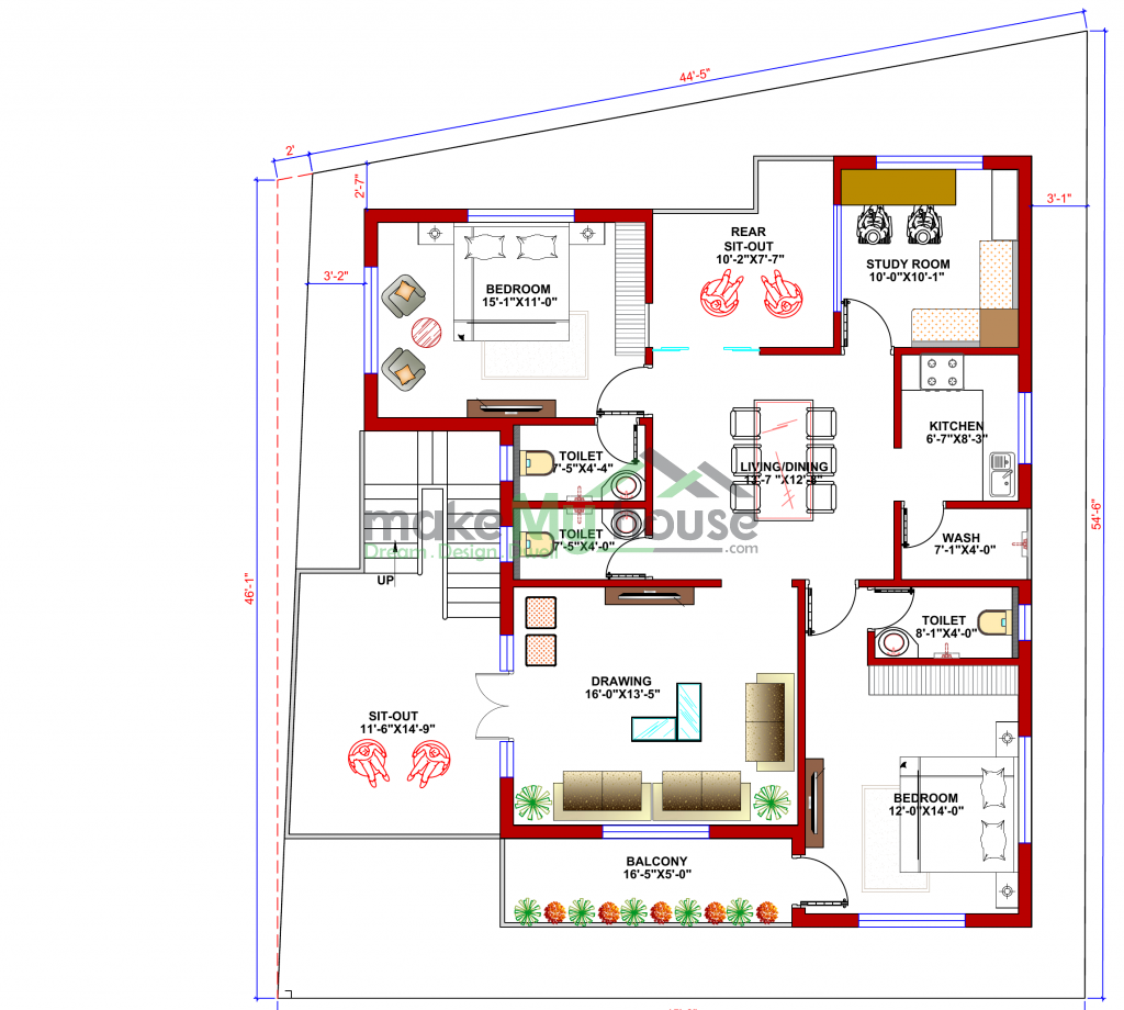 architecture drawing house plan