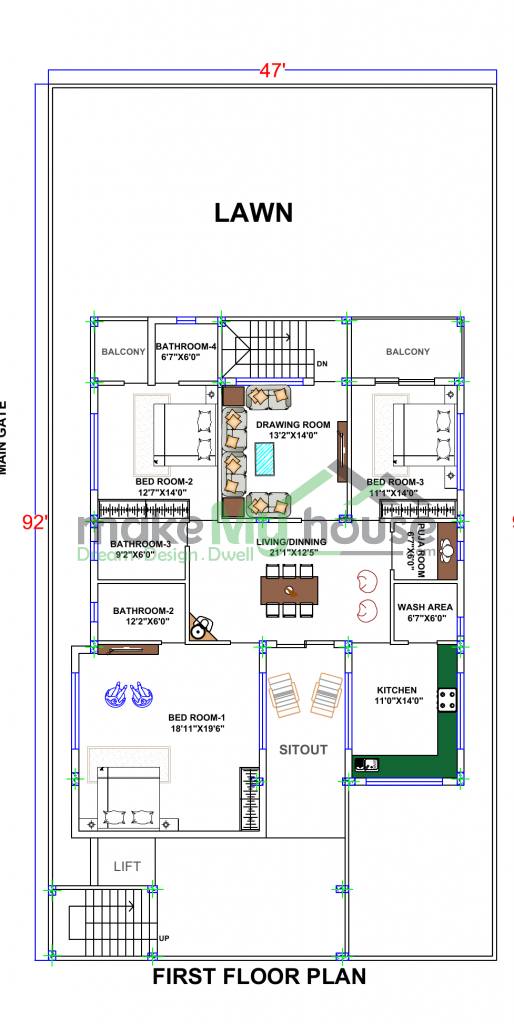 modern house plan and cost