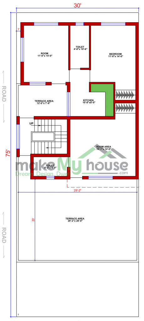 G+1 house design