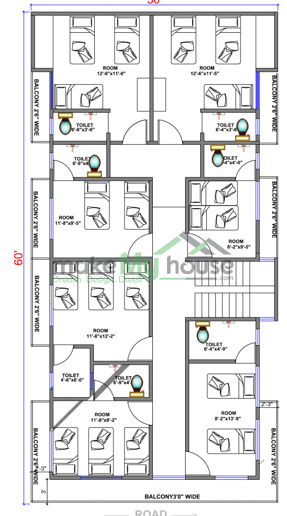 architecture drawing house plan