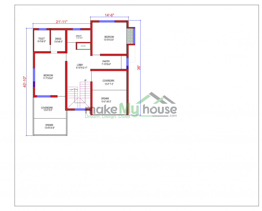 east facing house design