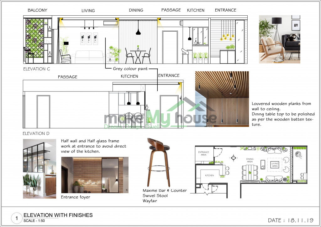 ☆Interior Design Plan & Elevation Elements-Photoshop PSD Blocks V.14