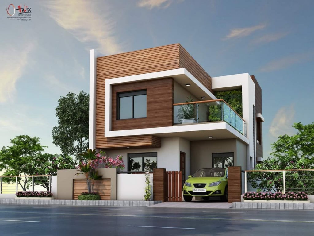 Double Storey House Elevation | Best Exterior Design Architectural Plan ...