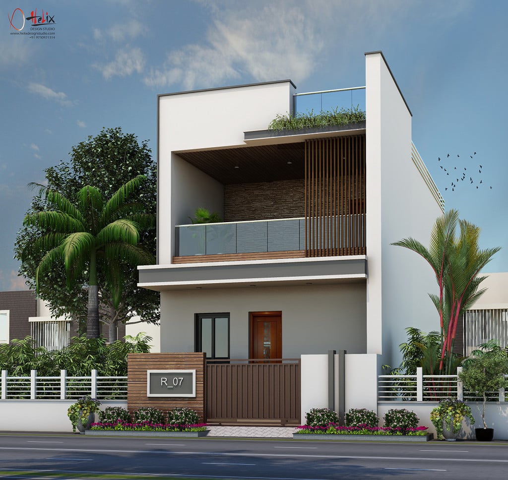 Duplex Small House Elevation | Best Exterior Design Architectural ...