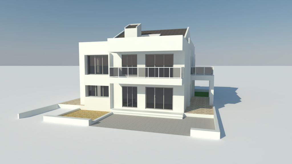 Duplex House Elevation