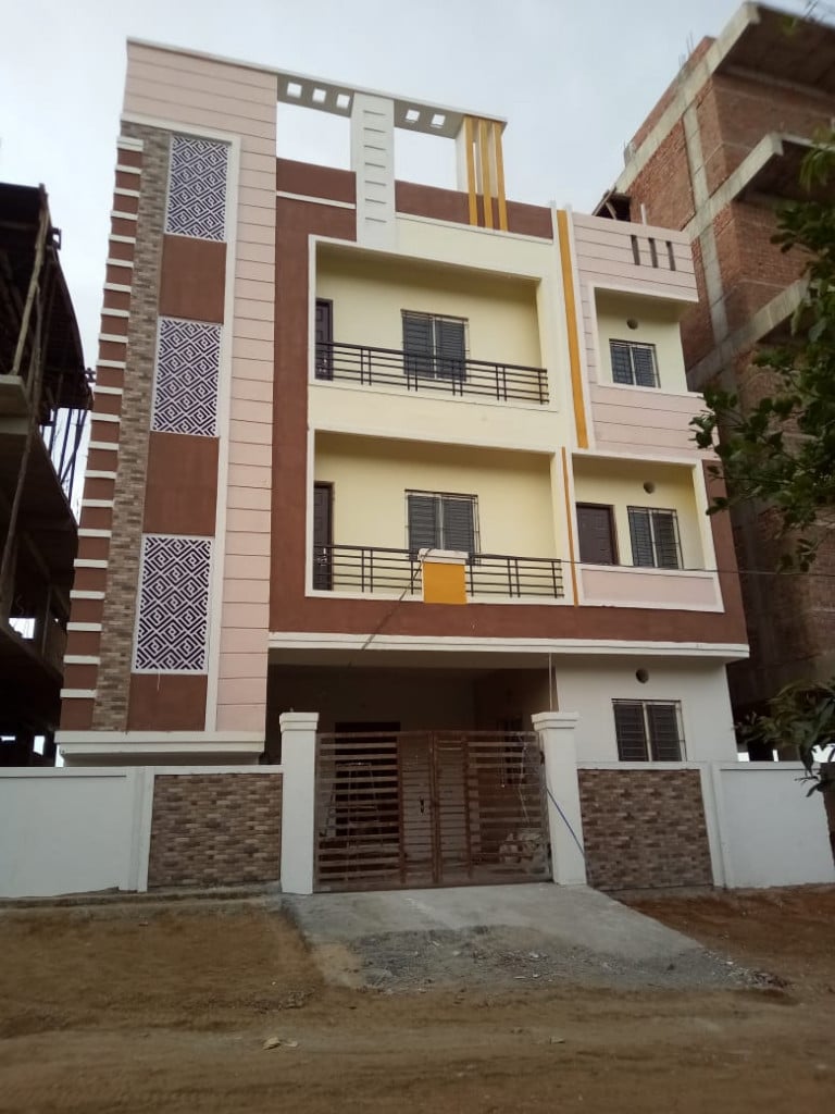 Triplex House Front Elevation