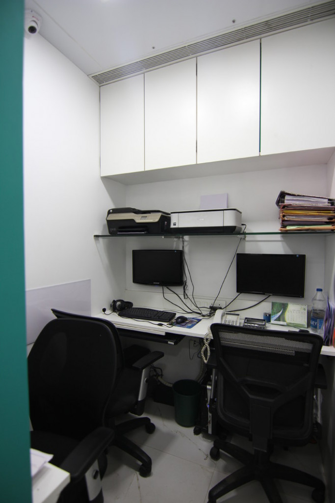 Office setup interior