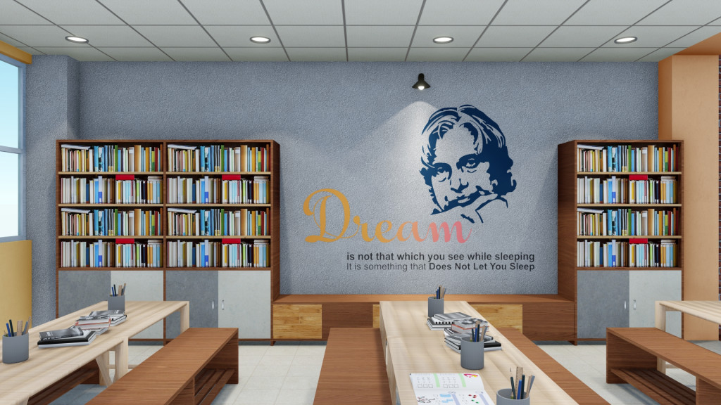 indian school library design