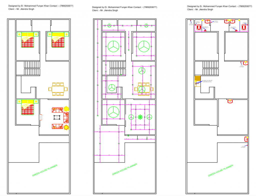 Triple Storey House floor plan