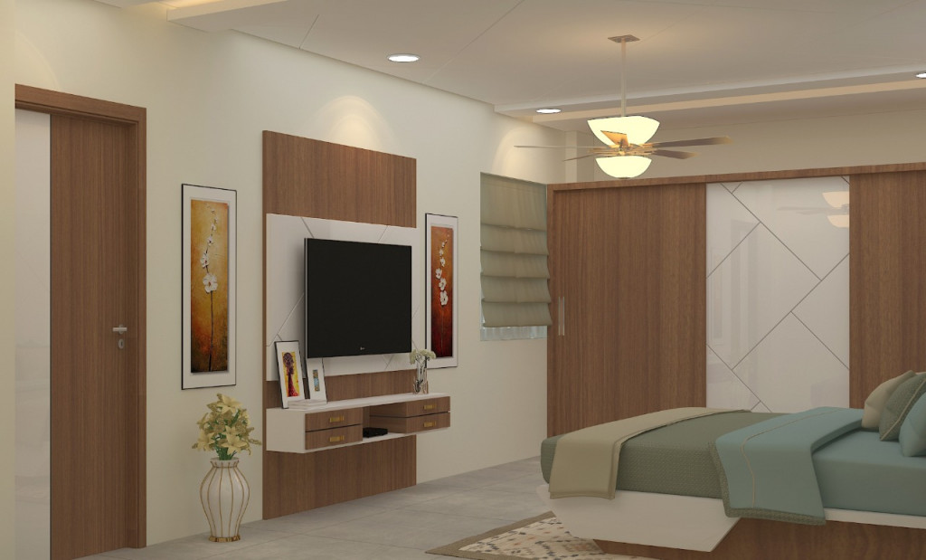 TV Cabinet Design in Bedroom 