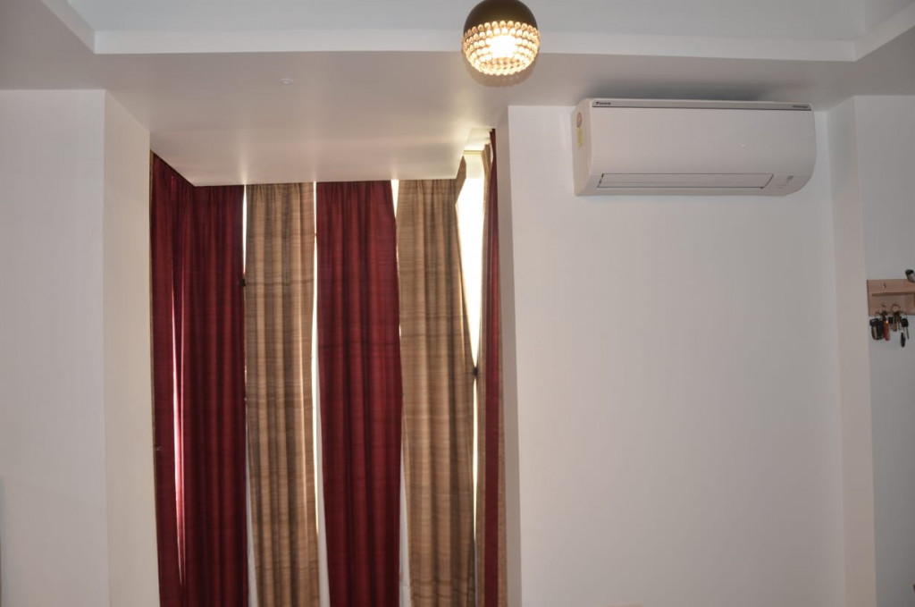 Curtain combination for bedroom 