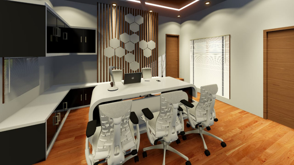 Office Cabin Interior Design | Best Interior Design Architectural Plan |  Hire A Make My House Expert