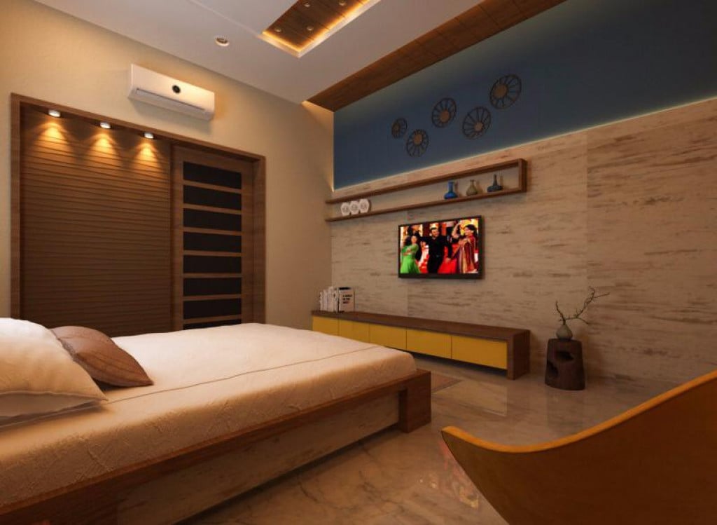 Bedroom tv unit design