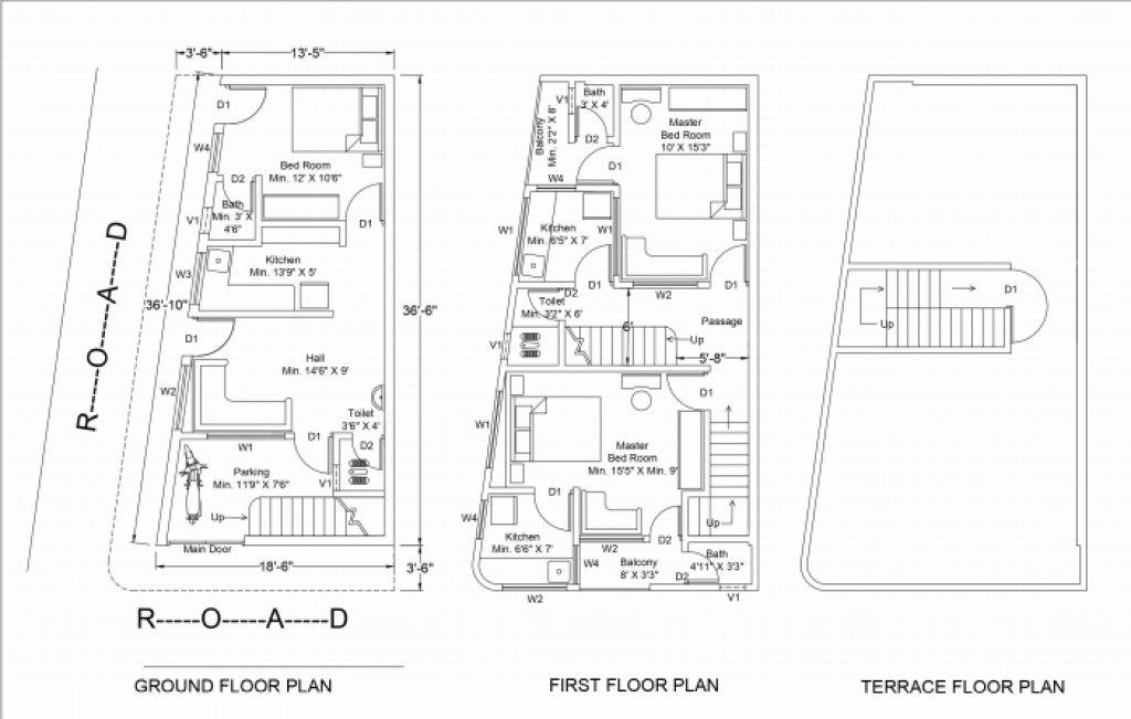 Double Storey Floor Plan