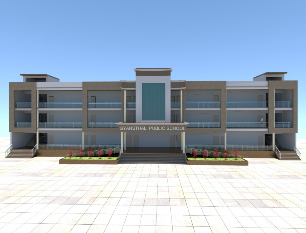 School Building Elevation school-building-elevation