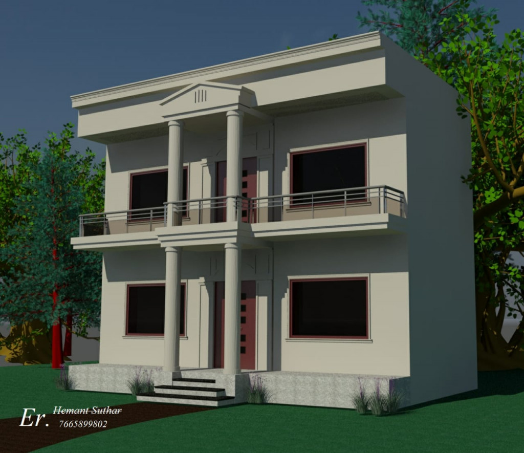 Front House Elevation | Best Exterior Design Architectural Plan ...