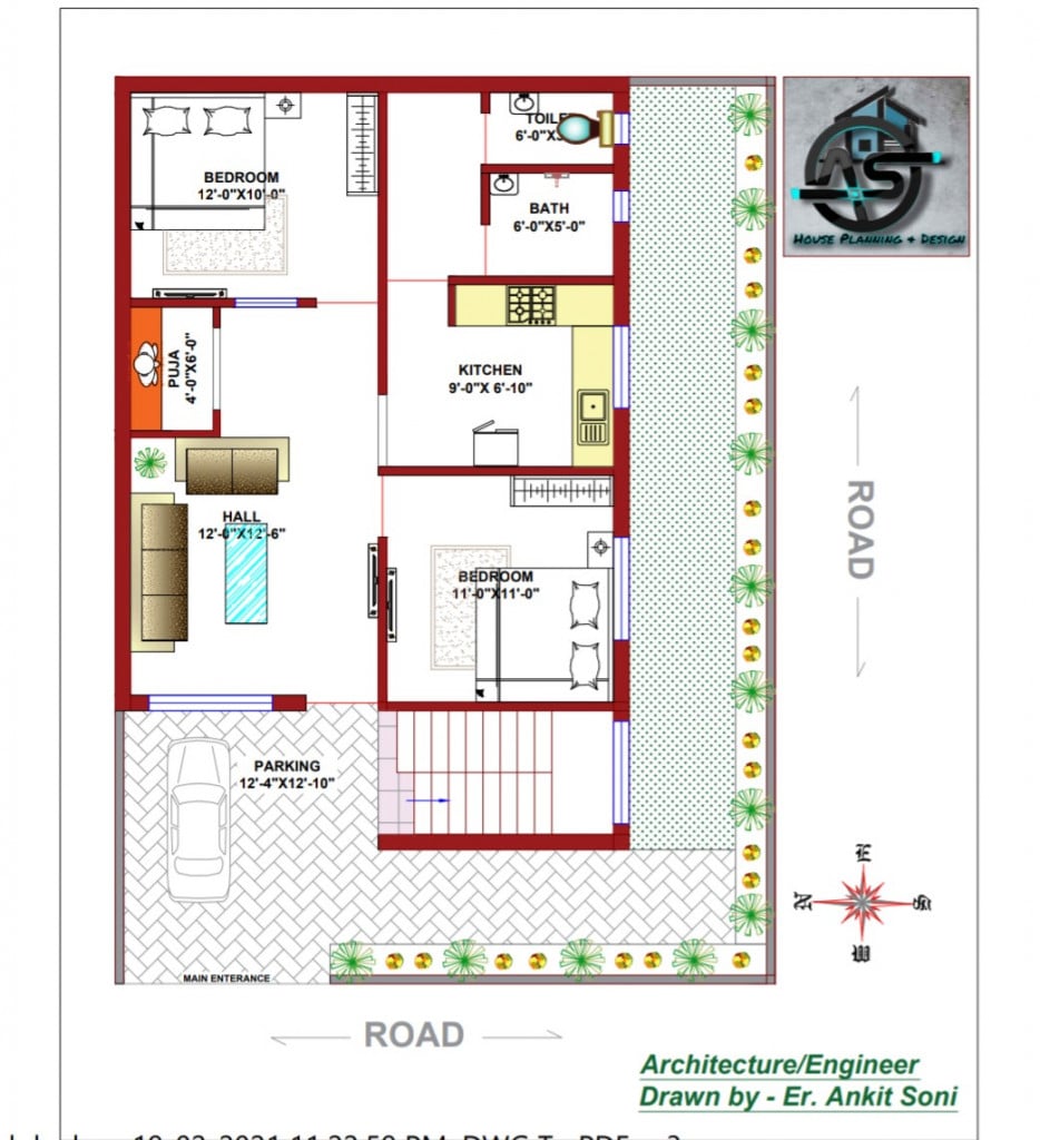 2BHK House Plan