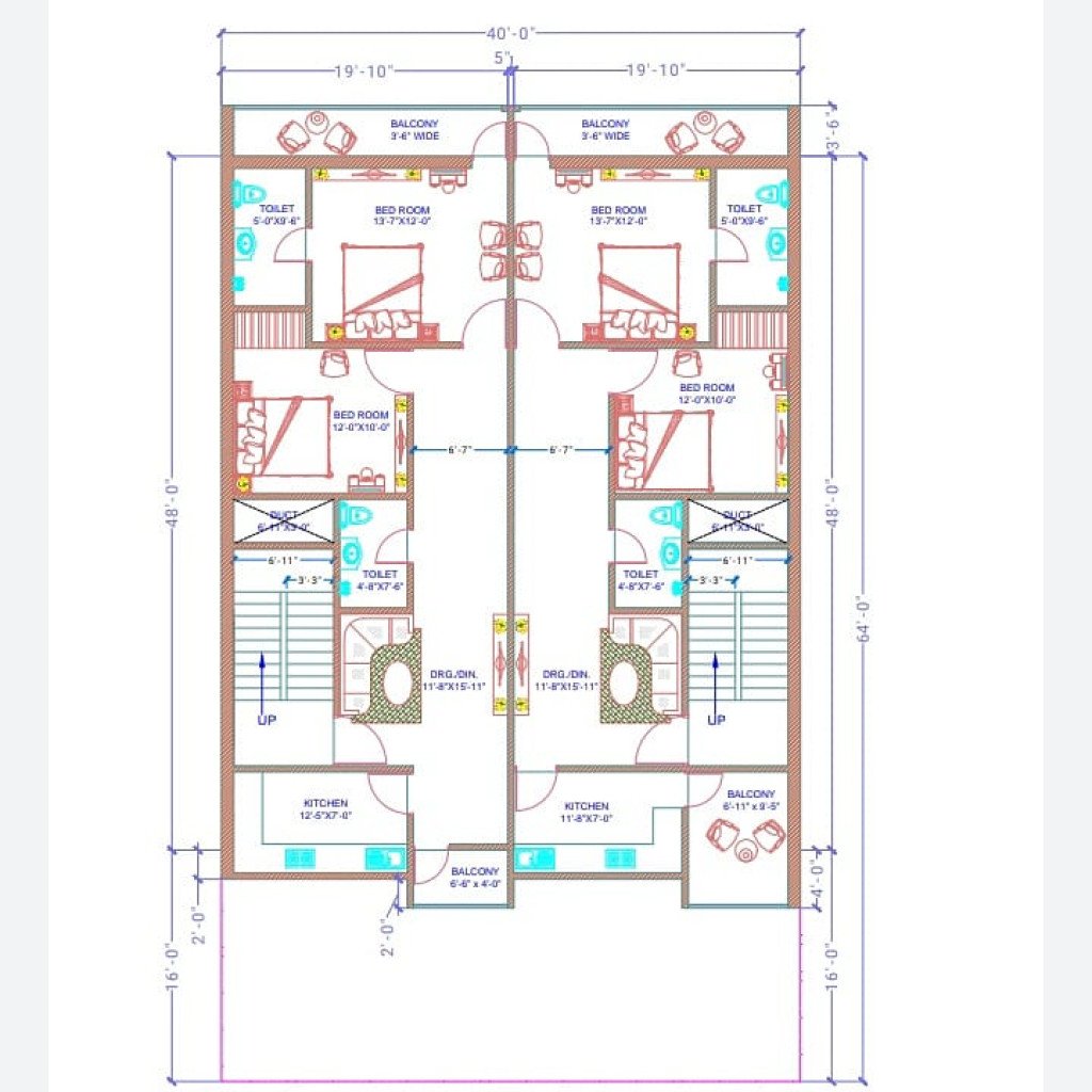 Residential House Floor Plan