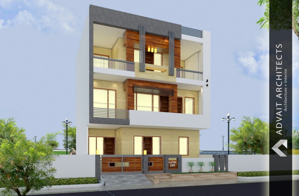 Triple Story house Elevation