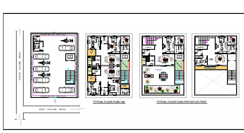 Floor Plan with basement Car Parking