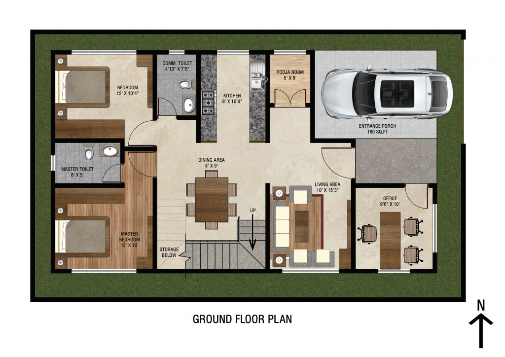 ground floor plan designs 