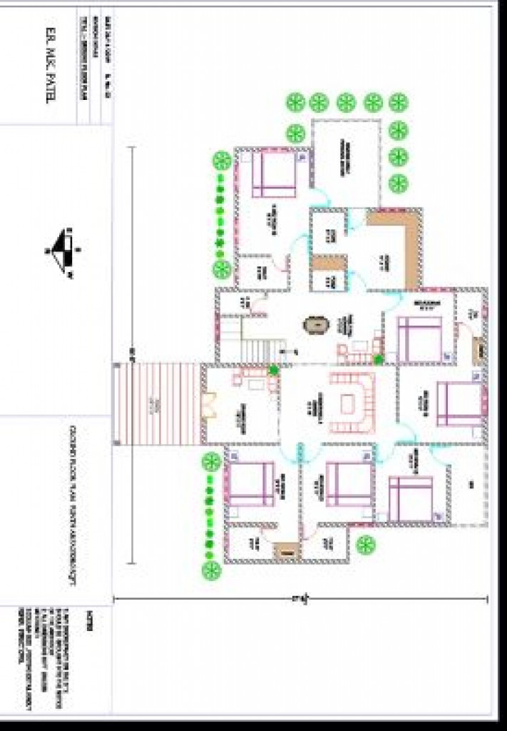6BHK Villa floor Plan