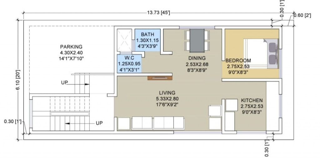 Duplex Floor plan