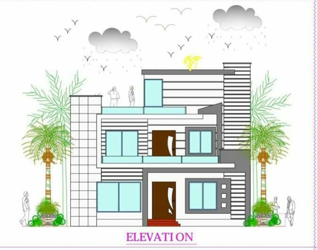Double Story House Elevation 