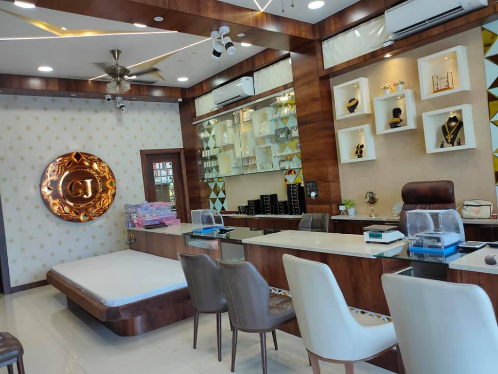 Gold Showroom Interior Designs 