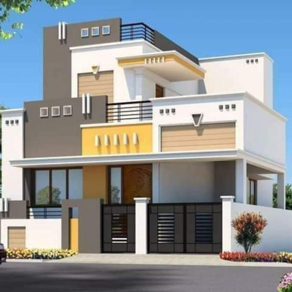 Front House Elevation | Best Exterior Design Architectural Plan ...