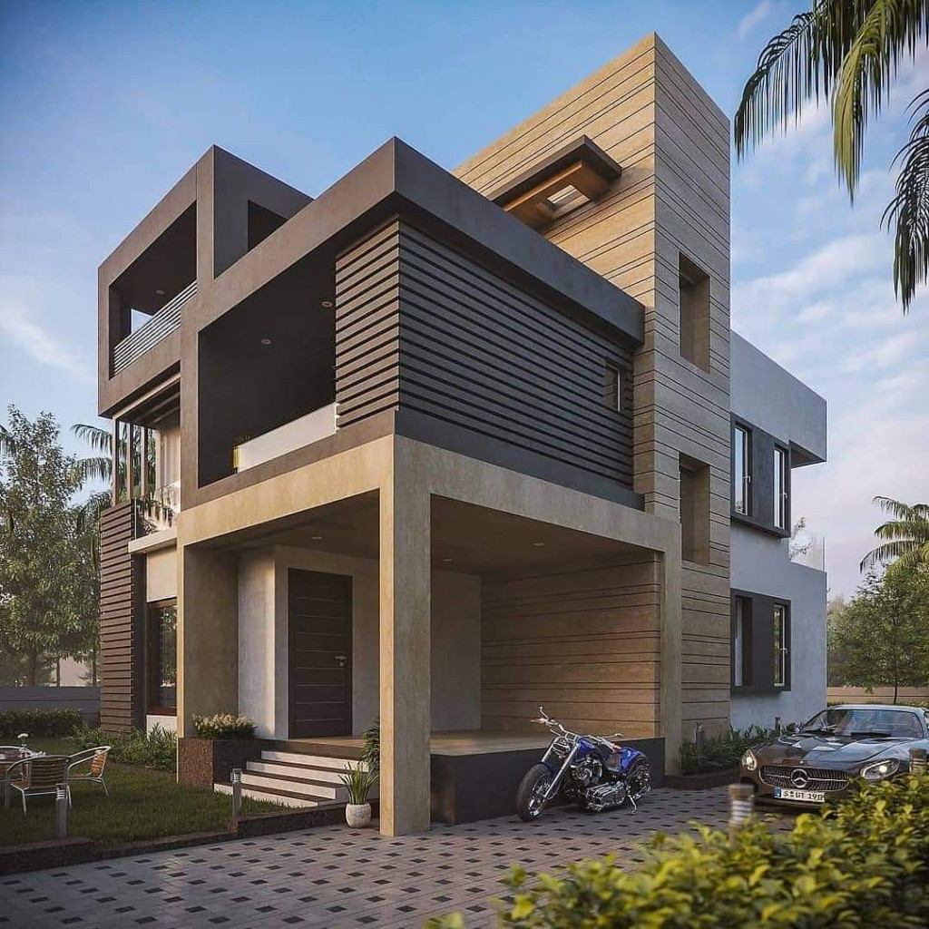 3D House Elevation 