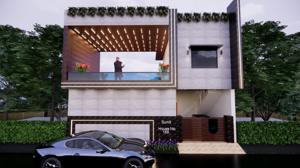 3bhk classic look house