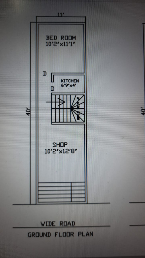 House with shop floor plan designs 