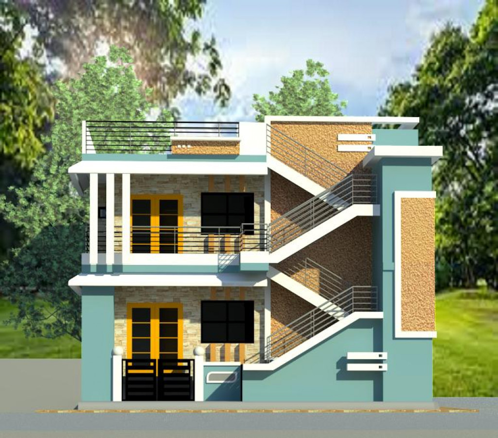 Duplex Elevation House