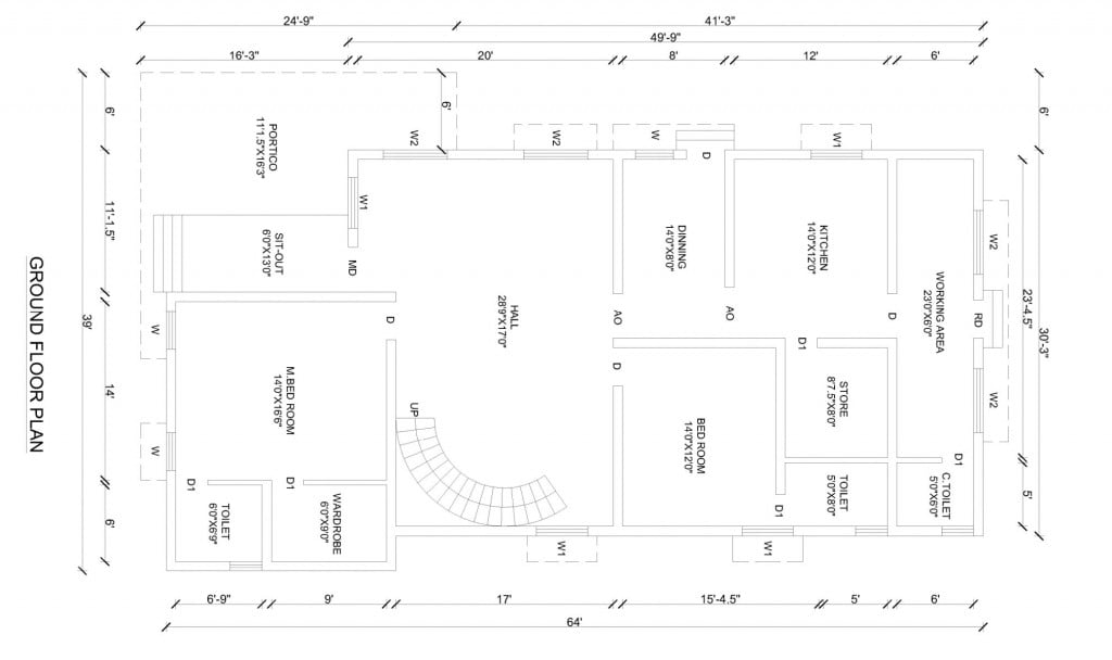 Ground Floor Plan Designs 