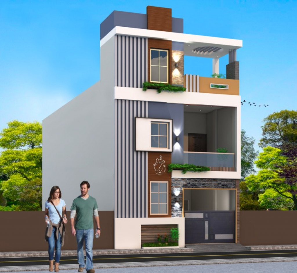 Duplex House Elevation Designs | Best Exterior Design Architectural ...