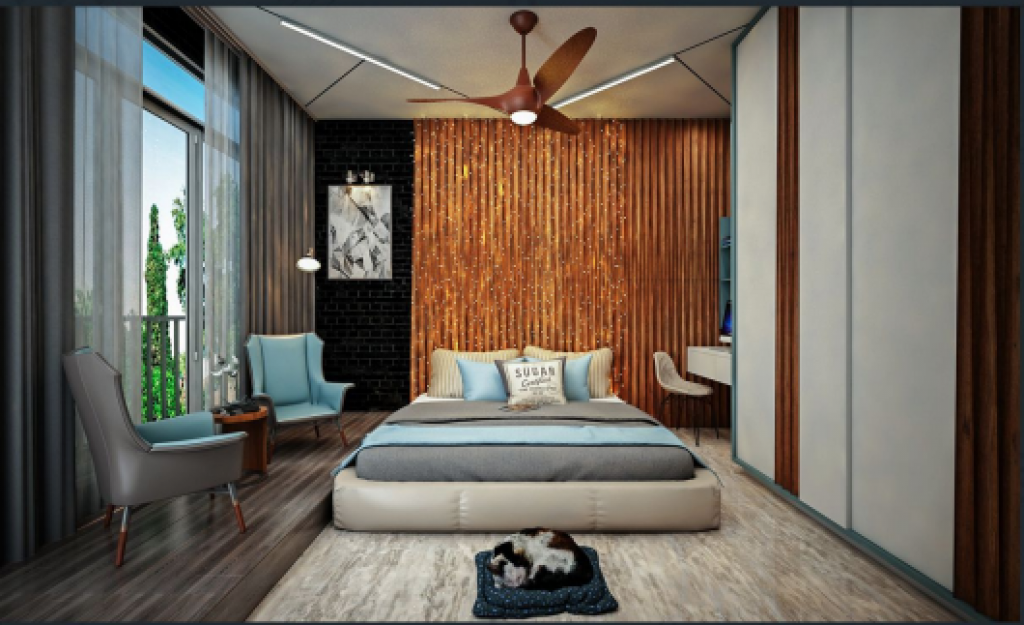 modern bedroom interior