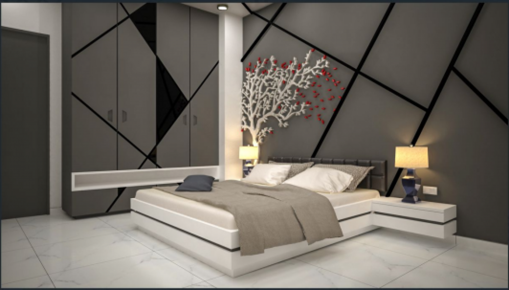 modern bedroom interior