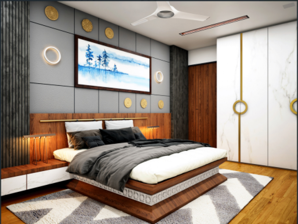 Residential Bedroom Interior