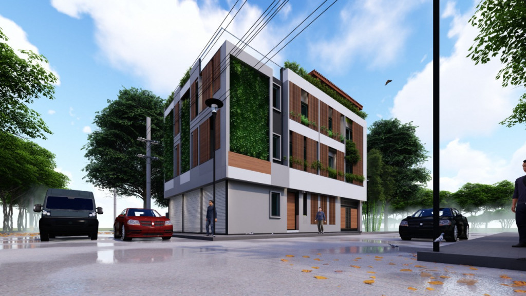 House With Shop Elevation Designs