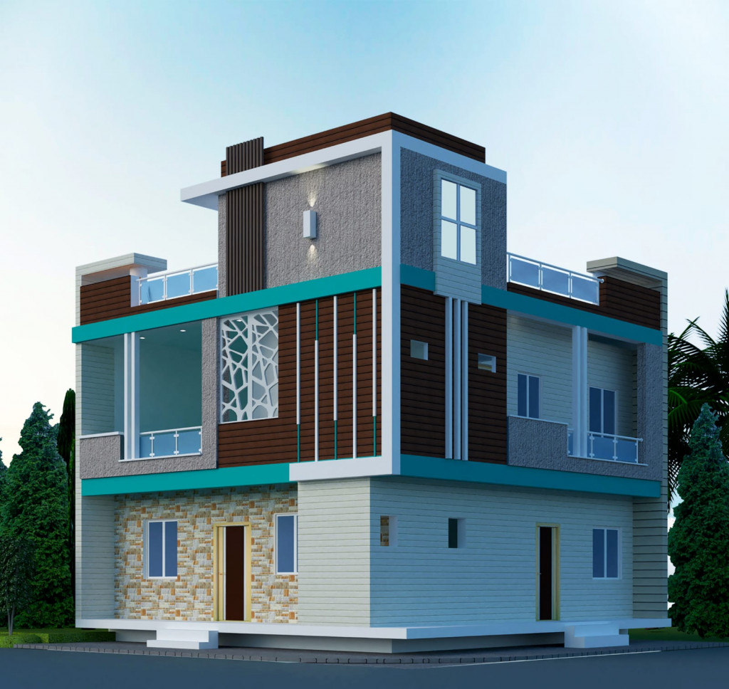 Duplex House Elevation Designs