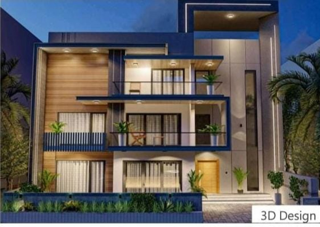 Triplex House Elevation Designs