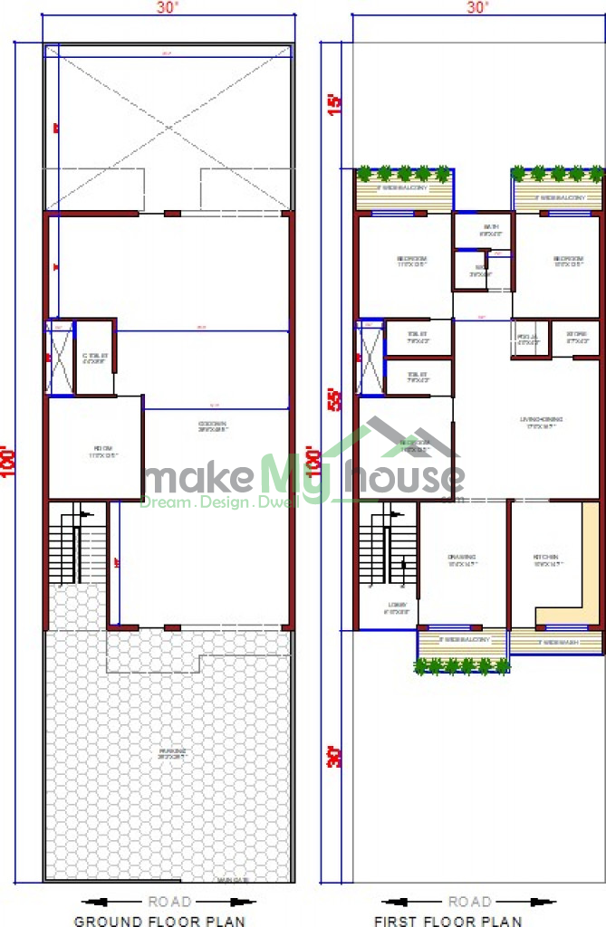 buy-30x100-house-plan-30-by-100-front-elevation-design-3000sqrft-home-naksha